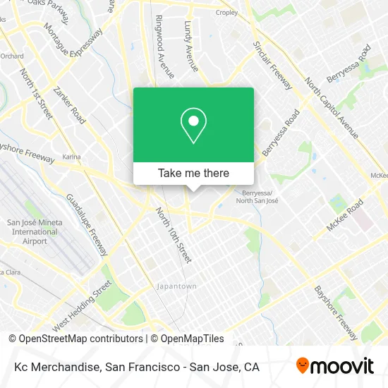 Kc Merchandise map