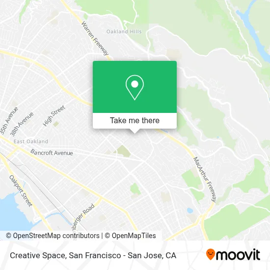 Creative Space map