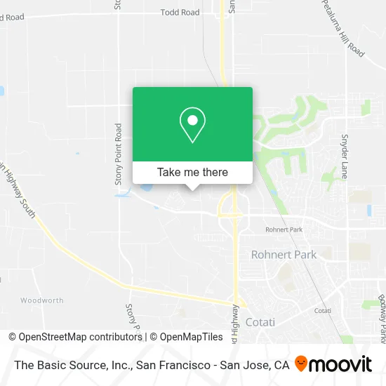 The Basic Source, Inc. map
