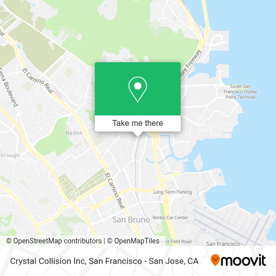 Crystal Collision Inc map