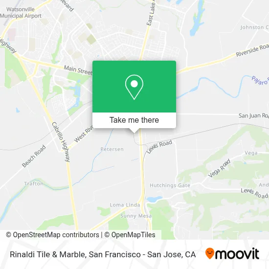 Rinaldi Tile & Marble map