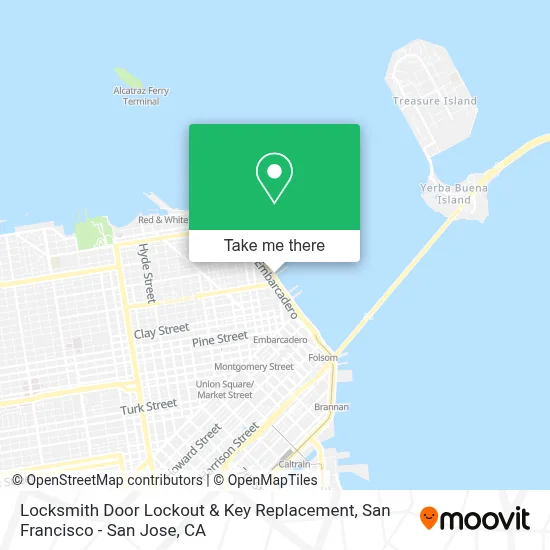 Locksmith Door Lockout & Key Replacement map