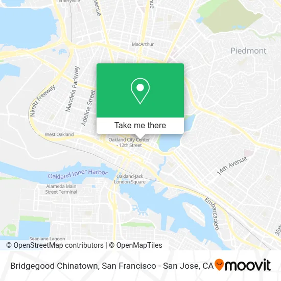 Bridgegood Chinatown map