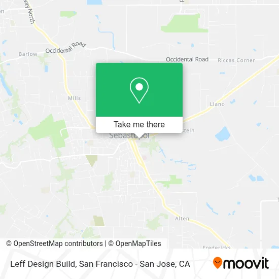 Leff Design Build map