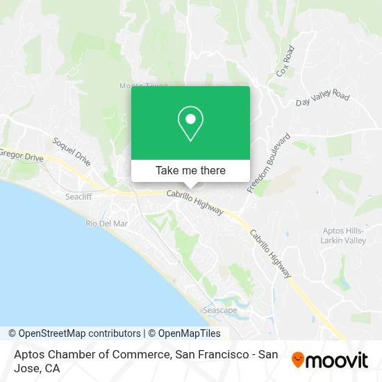 Aptos Chamber of Commerce map