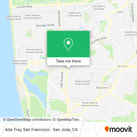 Ada Tray map