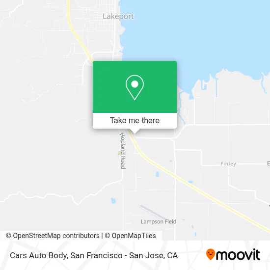 Cars Auto Body map