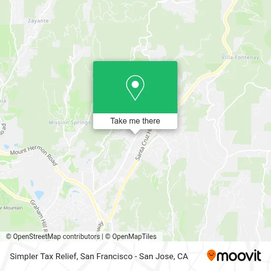 Simpler Tax Relief map