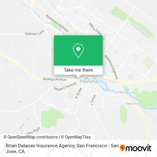 Brian Delaney Insurance Agency map