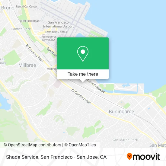 Shade Service map