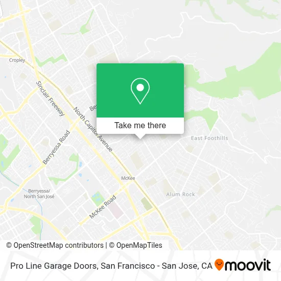 Pro Line Garage Doors map