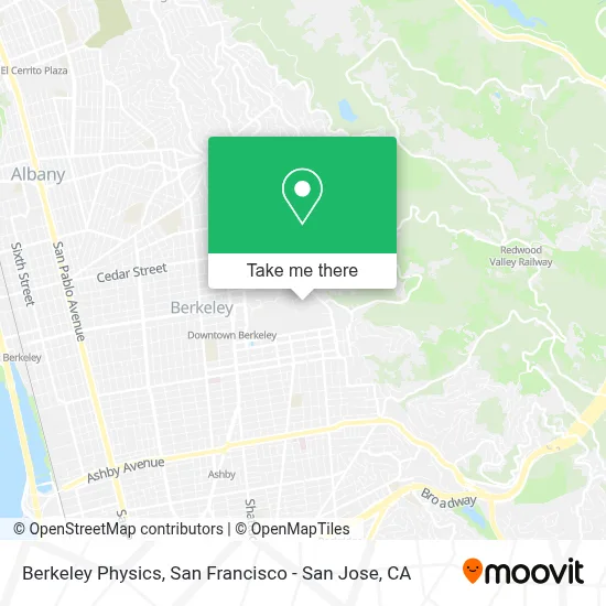 Berkeley Physics map