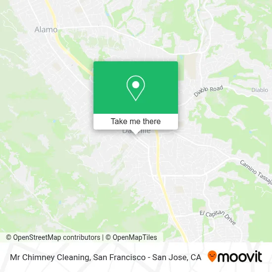 Mr Chimney Cleaning map