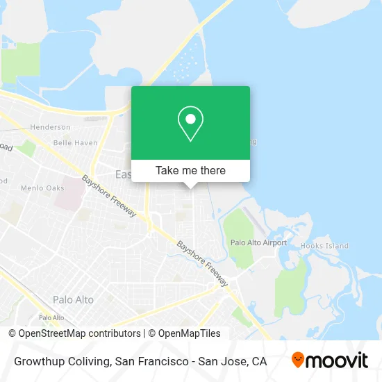 Growthup Coliving map