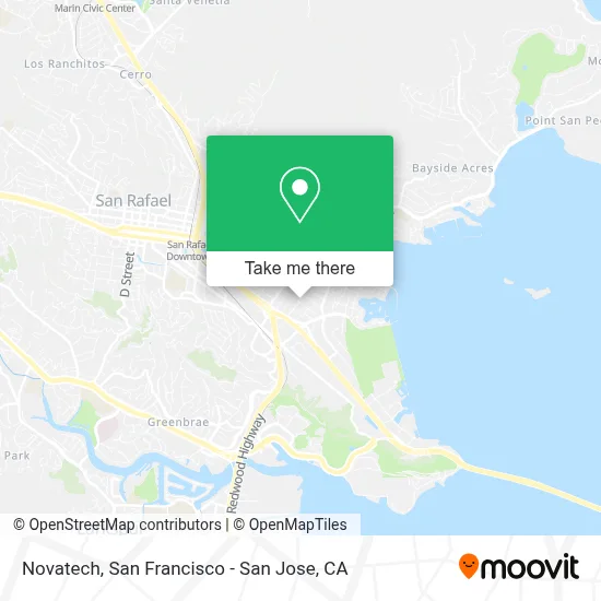 Novatech map