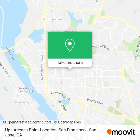 Ups Access Point Location map