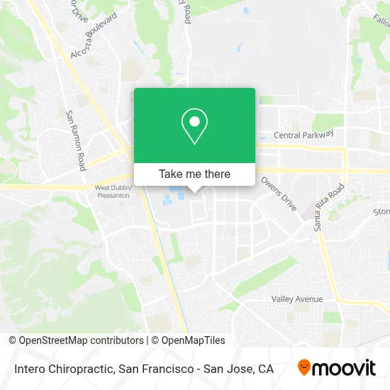 Intero Chiropractic map