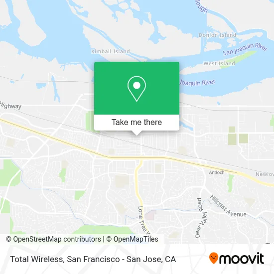 Total Wireless map