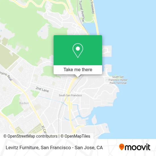 Levitz Furniture map