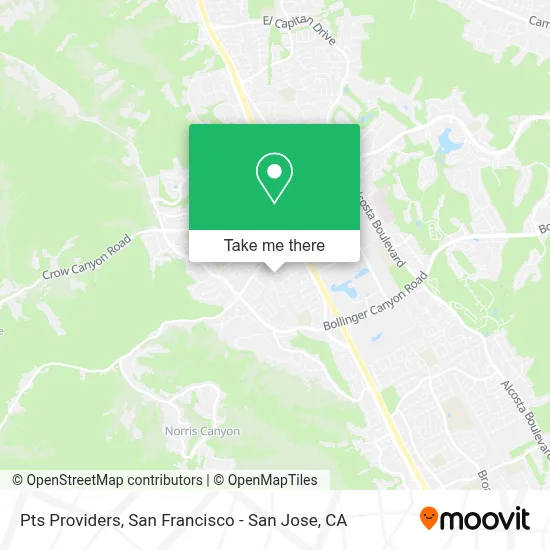 Pts Providers map