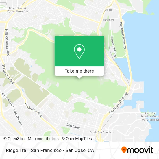 Ridge Trail map
