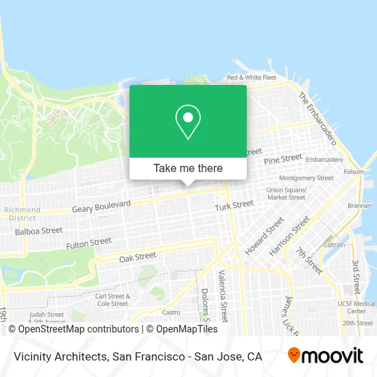 Vicinity Architects map