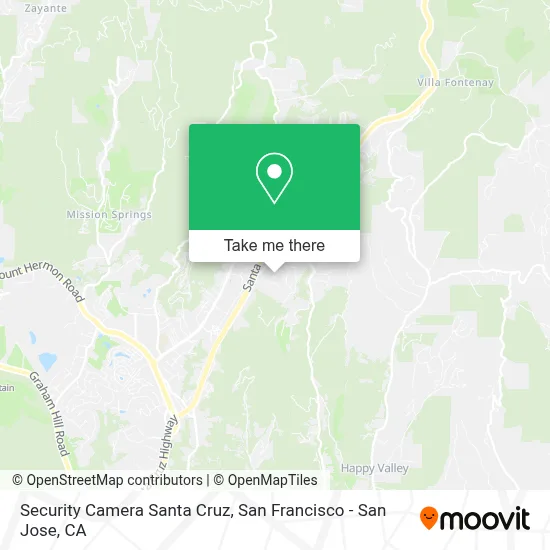 Security Camera Santa Cruz map