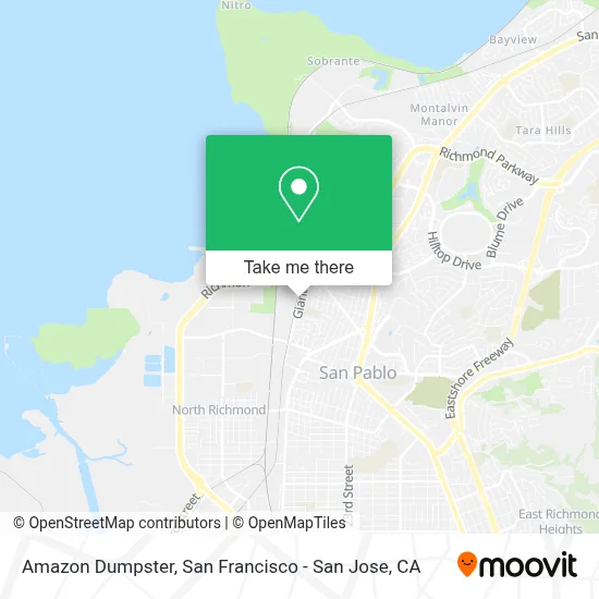 Amazon Dumpster map