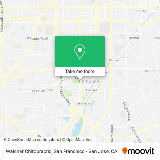 Walcher Chiropractic map
