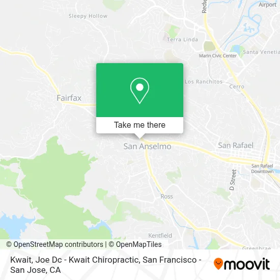Kwait, Joe Dc - Kwait Chiropractic map