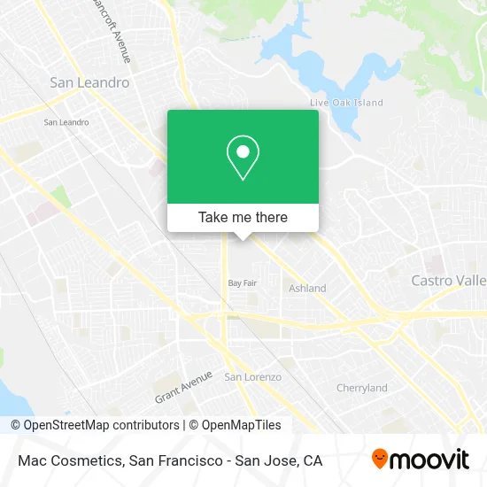Mac Cosmetics map