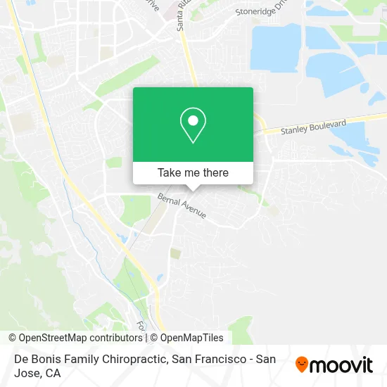 De Bonis Family Chiropractic map