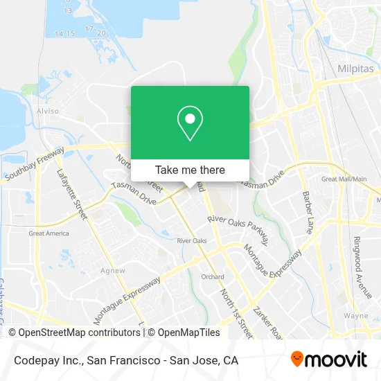 Codepay Inc. map