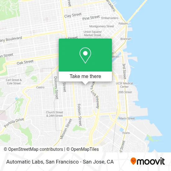 Automatic Labs map