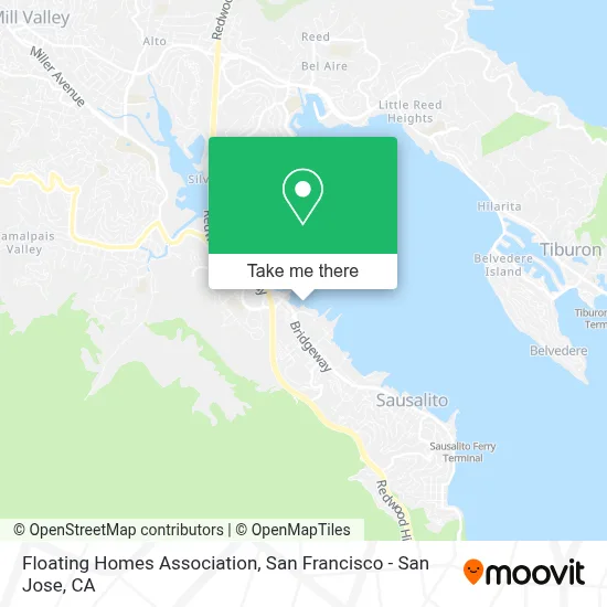 Floating Homes Association map
