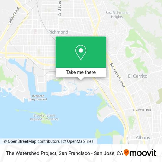 The Watershed Project map