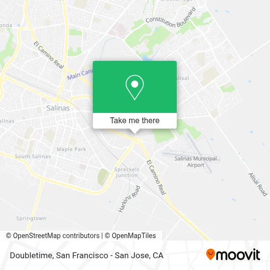 Doubletime map