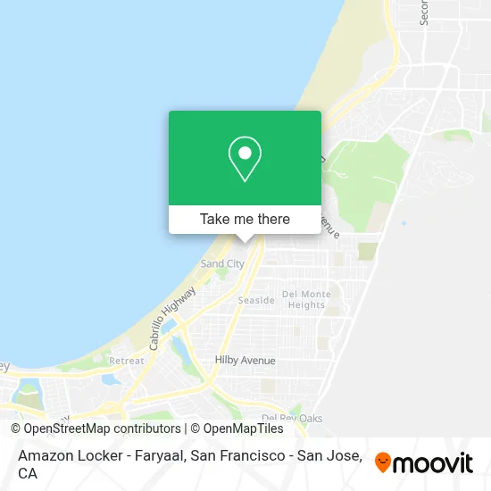 Amazon Locker - Faryaal map