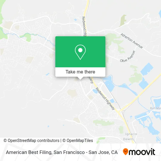American Best Filing map