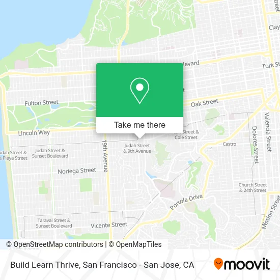 Build Learn Thrive map