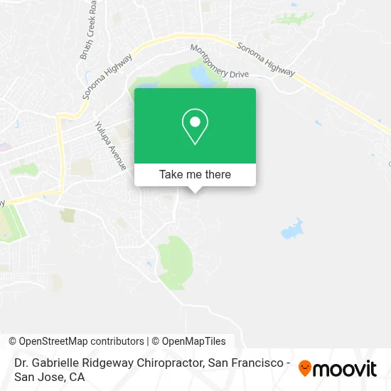 Dr. Gabrielle Ridgeway Chiropractor map