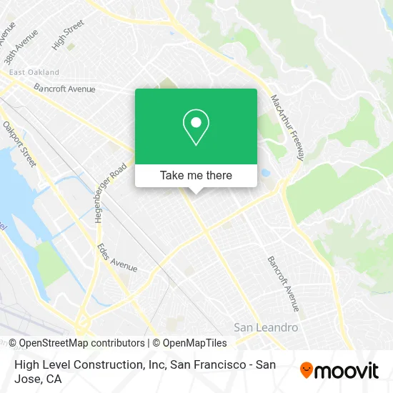 High Level Construction, Inc map