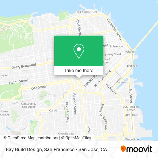 Bay Build Design map