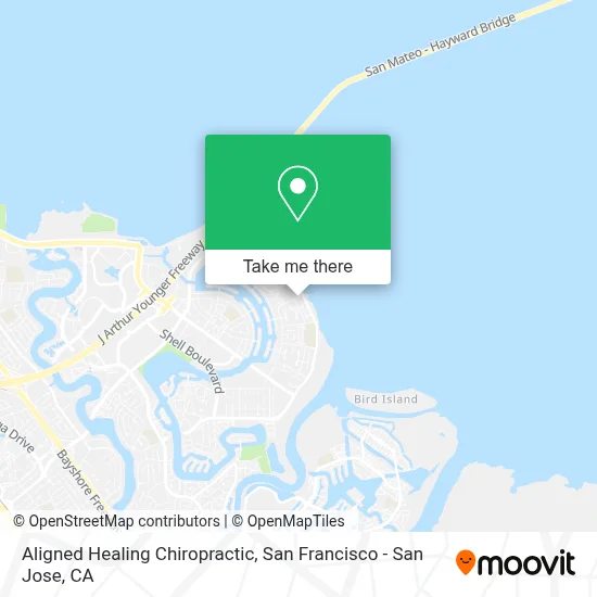 Aligned Healing Chiropractic map