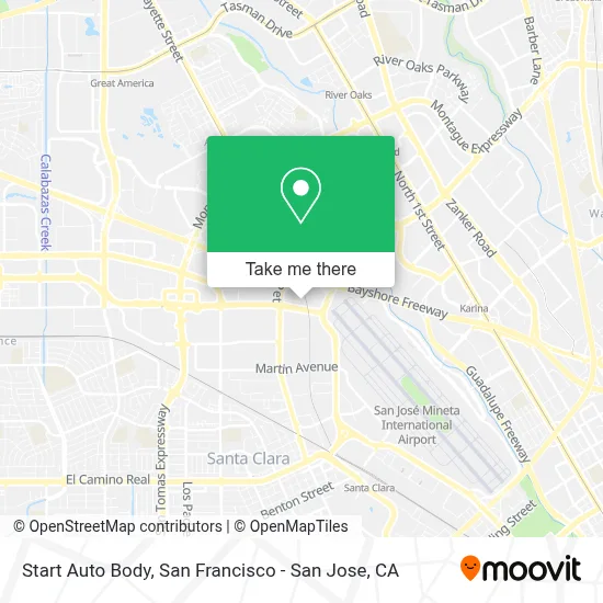Start Auto Body map