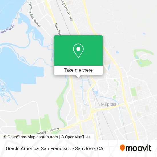 Oracle America map