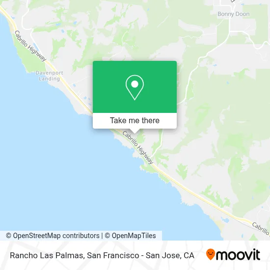 Rancho Las Palmas map