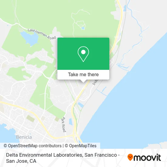 Delta Environmental Laboratories map