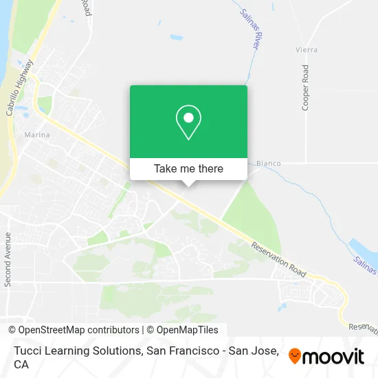 Tucci Learning Solutions map