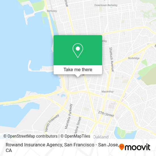 Rowand Insurance Agency map